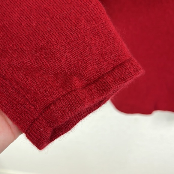 Prive Cashmere Slit V Neck Sweater - Picture 4 of 6